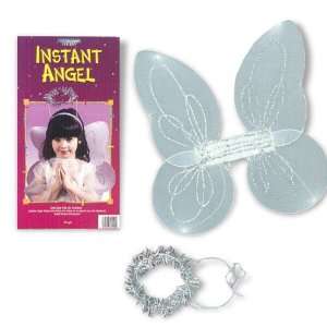   Costumes Instant Angel Accessory Kit (Child) / White   Size One   Size
