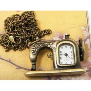   Pocket Watch With 15 Chain In Antique Gold Finish 