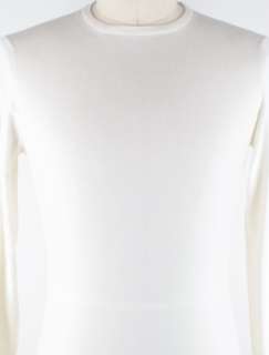 New $475 Cesare Attolini White Sweater Medium/50  