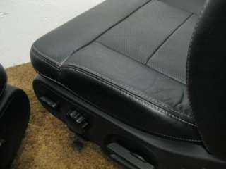 FORD F 150 F150 BLACK LEATHER OEM REPLACEMENT SEATS FX4 2004 2005 2006 