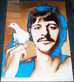 Original 1967 RINGO STARR poster from the LOOK MAGAZINE series of 