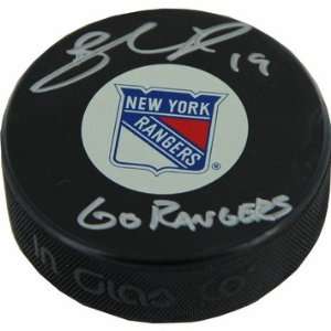  Brad Richards Autographed Go Rangers New York Rangers 