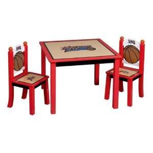   Basketball Association 76ers Table & Chairs Set: Toys & Games