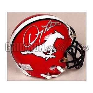  Doug Flutie Autographed CFL Calgary Authentic Mini Helmet 