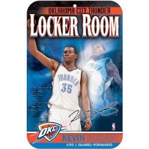   Oklahoma City Thunder Kevin Durant Locker Room Sign: Sports & Outdoors