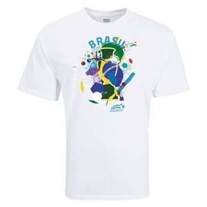  Euro 2012   Brazil Copa America Splash T Shirt Sports 
