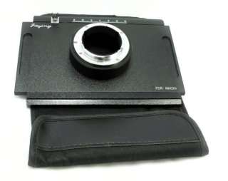 Movable Nikon Digital Camera to 4x5 45 format Adapter  