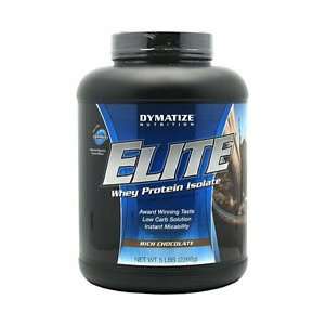 Dymatize Nutrition/ Elite Whey Protein Isolate/Rich Chocolate/5 lbs