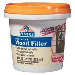  Elmers Carpenters Wood Filler, 1/2 Pt