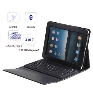 Bluetooth Wireless Keyboard + Leather Case For iPad  