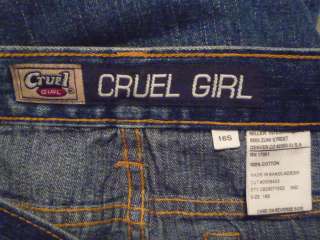 NWT Cruel Girl Georgia Low Rise Boot Cut Jeans ~Rtl$28~ sz Girls 16 