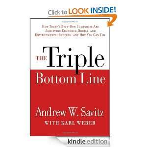 The Triple Bottom Line How Todays Best Run Companies Are Achieving 