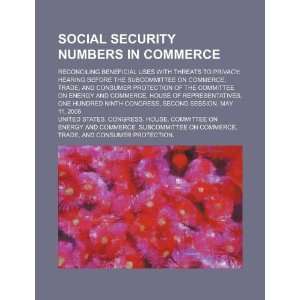  Social security numbers in commerce: reconciling 