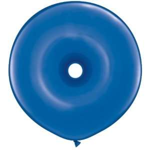    Qualatex Balloons   16 Geo Donut Sapphire Blue: Toys & Games