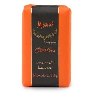  Mistral Atelier Soap, Clementine, 150 Grams Bar Beauty