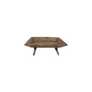  Tray Trencher Primitive Country Rustic Footed: Home 