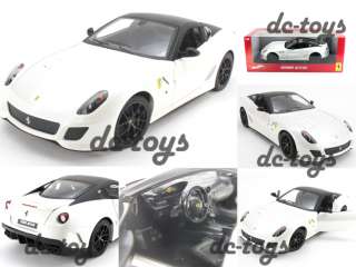Hot Wheels Ferrari 599 GTO 599GTO 1:18 White Black  