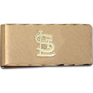  St. Louis Cardinals MLB Gold Plated Money Clip: Sports 