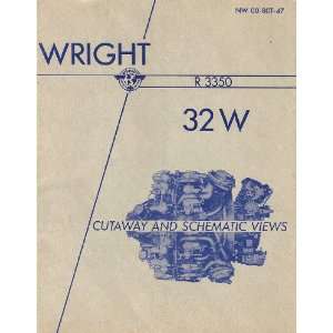  Wright R 3350  32 W Aircraft Engine Cutaway Manual Wright 