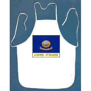 Coeur dAlene Idaho BBQ Barbeque Apron with 2 Pockets 