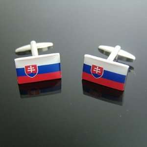  Slovakia National Flag Cufflinks 