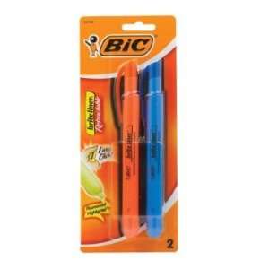  BIC Brite Liner Retractable Fluorescent Hi lighter 