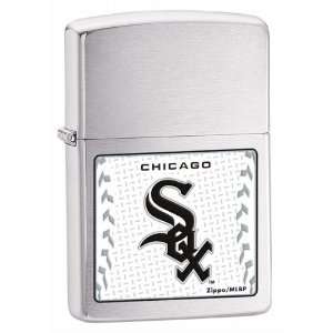  Zippo Chicago White Sox Brushed Chrome Lighter Kitchen 