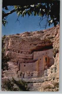 PostcardCliff Dwellings/ Montezuma Castle/ Arizona/AZ  