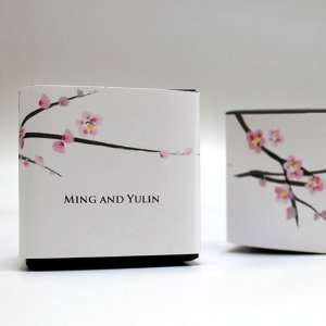  Cherry Blossom Cube Favor Box Wrap: Health & Personal Care