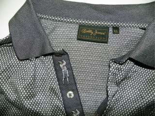 Bobby Jones Italy Golf Polo Shirt XL X Large Cotton Grayish Short 