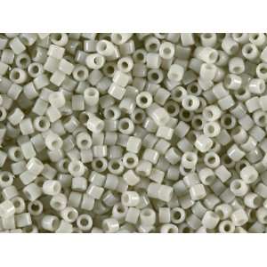   Opaque Pearl Newsprint White Delica Seed Beads: Arts, Crafts & Sewing