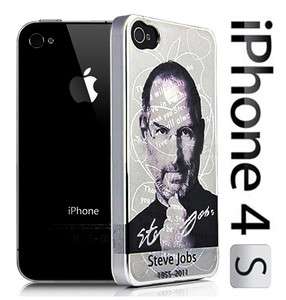 Luxury Design Steve Jobs Protective Hard Cover Case for iPhone 4 4S 