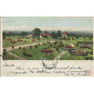  Reprint Burlington IA   Crapo Park 1905 