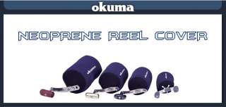 OKUMA NEOPRENE fishing reel cover Large size(3.7X4.5in) by corefishing
