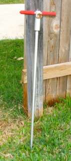 Post Puller Remove broken wood posts concrete footings  