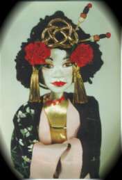 Push Mold for Polymer Clay   China Doll   Geisha Doll  