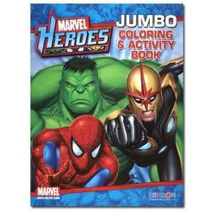  Marvel Heroes Jumbo Coloring & Activity Book 96 pg: Toys 