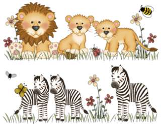 24 BABY SHOWER GIFT PREMADE JUNGLE ZOO SCRAPBOOK PAGES  