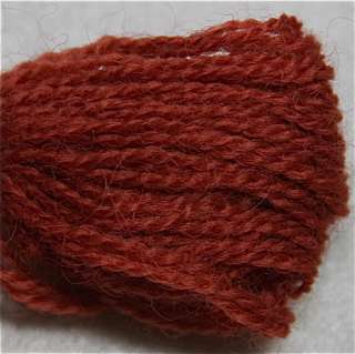   Wool 8 Yarn Skein   Color 871 Dark Rust   3 Ply 081062548716  