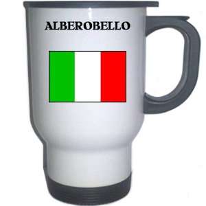  Italy (Italia)   ALBEROBELLO White Stainless Steel Mug 