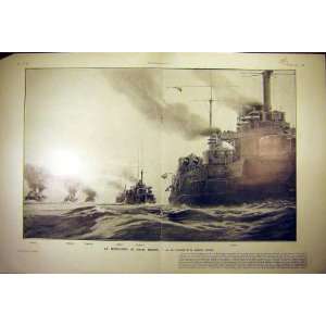  1911 Battleship Danton Mirabeau Voltaire Diderot French 