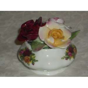 Royal Albert Old Country Roses China 3 Sculpted Rose 