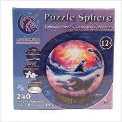 Puzzle Sphere 15226   Orca Sunset 240 Piece Jigsaw Puzzle   Puzzle 