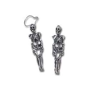  Skeleton Earrings by Alchemy Gothic, England: Jewelry
