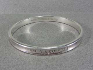 AUTHENTIC TIFFANY & CO. 925 STERLING SILVER BANGLE BRACELET *MUST SEE 