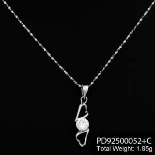 italy necklaces in 925 sterling silver with lovley heart pendants 
