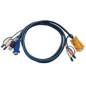  Aten KVM Cable with Audio. 10FT USB KVM CABLE FOR CS1758 