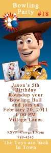 Birthday Invitations Bowling Personalized Custom Made  
