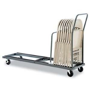  Alera FCCART   Folding Chair Cart, 12w x 6 ft, Charcoal 