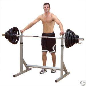 Body Solid Adj. Press Squat Stand Rack crossfit gym New  